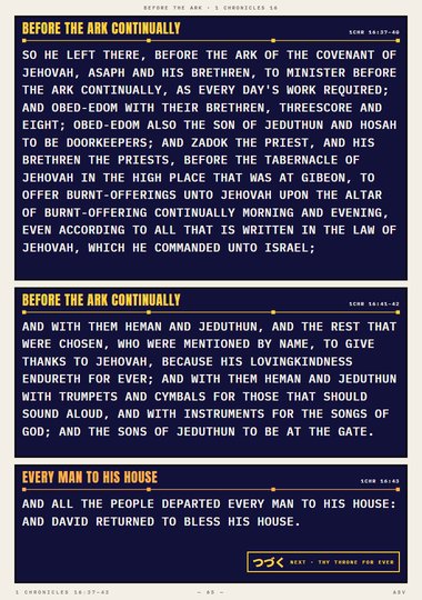 Before the Ark Continually
