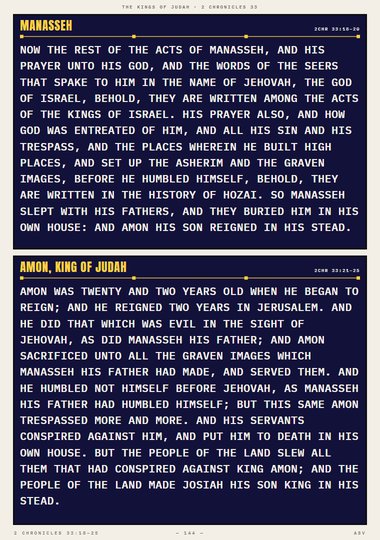 The Kings of Judah