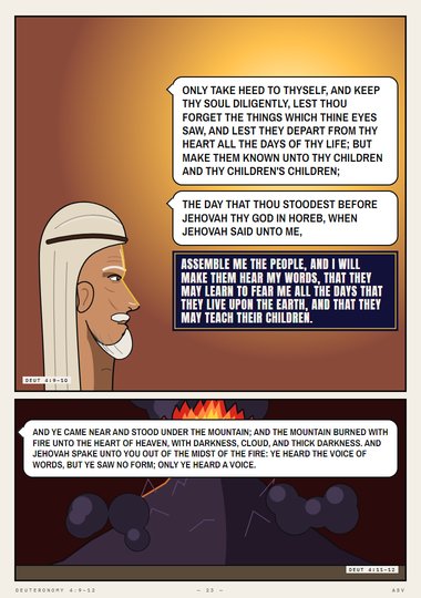 The Mountain Burned with Fire