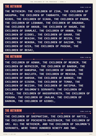 The Nethinim