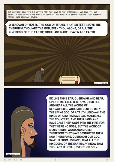 Hezekiah Prayed unto Jehovah