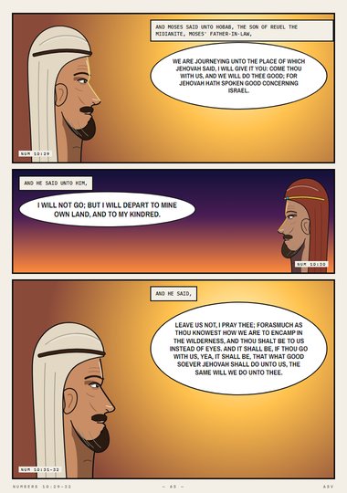 Thou Shalt Be to Us instead of Eyes