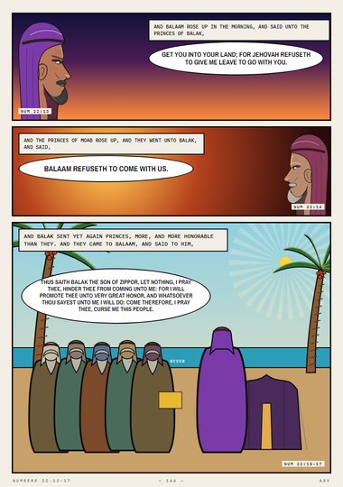 Balaam Refuseth to Come with Us