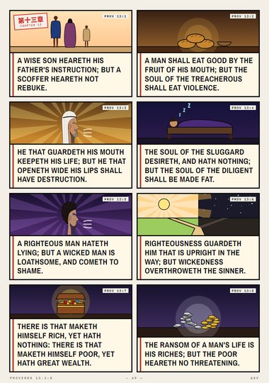 A Wise Son Heareth His Father's Instruction