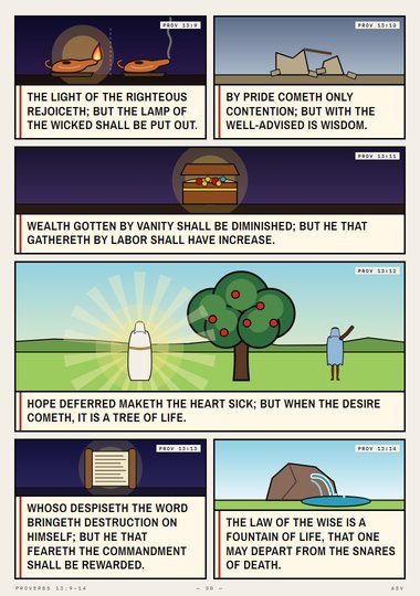 A Wise Son Heareth His Father's Instruction