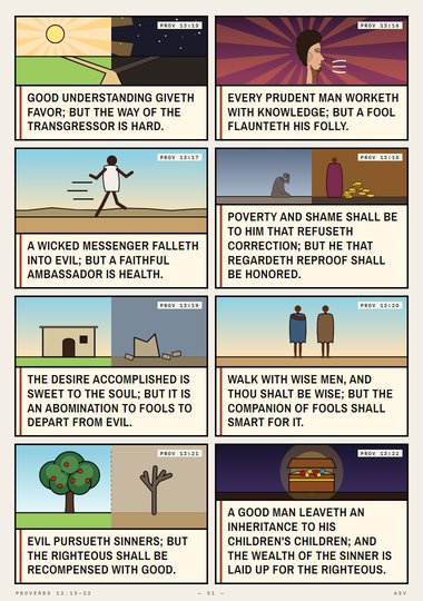 A Wise Son Heareth His Father's Instruction